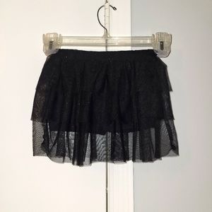 Start up Kids 3T Black Tutu with sparkles and attached Shorts